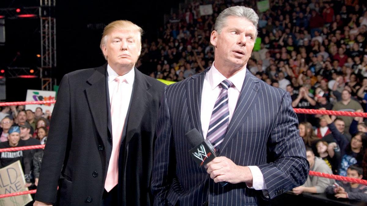 The McMahons have been close with Trump for years. In 2007, Trump appeared with Vince at WrestleMania and, as president, he tabbed Linda to join his cabinet.